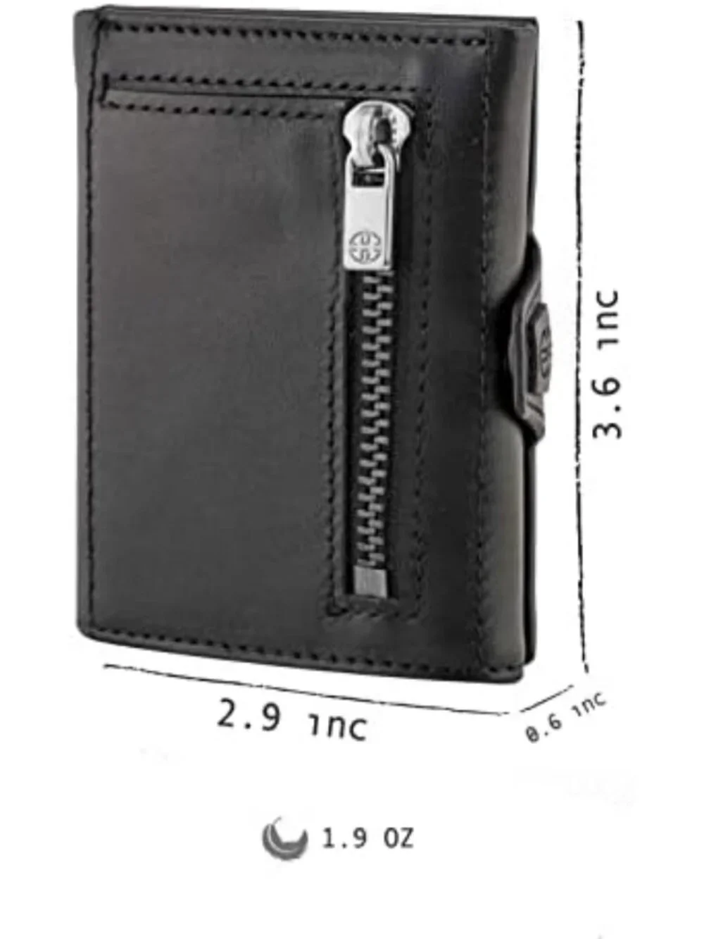 Stylish Unisex RFID Trifold Leather Wallet | Slim Front Pocket Design